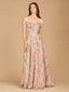 Lara 29354 - Off Shoulder A-line Gown