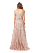 Lara 29354 - Off Shoulder A-line Gown