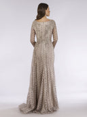 Lara 29620 - Lace Skirt Overlay Dress