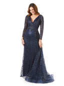 Lara 29620 - Lace Skirt Overlay Dress