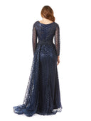 Lara 29620 - Lace Skirt Overlay Dress