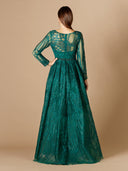 Lara 29633 - Gorgeous Overskirt Dress with Long Sleeves