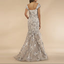 Lara 29642 - Cap Sleeve Mermaid Gown