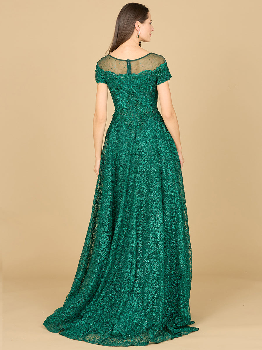 Sheer Off Shoulder Ball Gown | Lara 29765 Lara New York Sheer Off Shoulder Ball Gown | Lara 29765 Lara New York