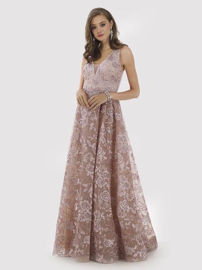 Lara 29792 - Overlap Skirt lace Ball Gown