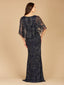 Lara 29838 - Angel Wing Beaded Gown