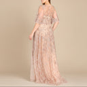 Lara 33277 - Cape Sleeve Mother's Gown-Dress-Lara-Lara