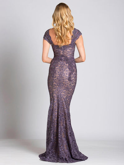 Lara 33491 - Fitted Lace Mermaid Gown