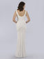 Lara Bryant Beaded Tank Sheath Wedding Dress