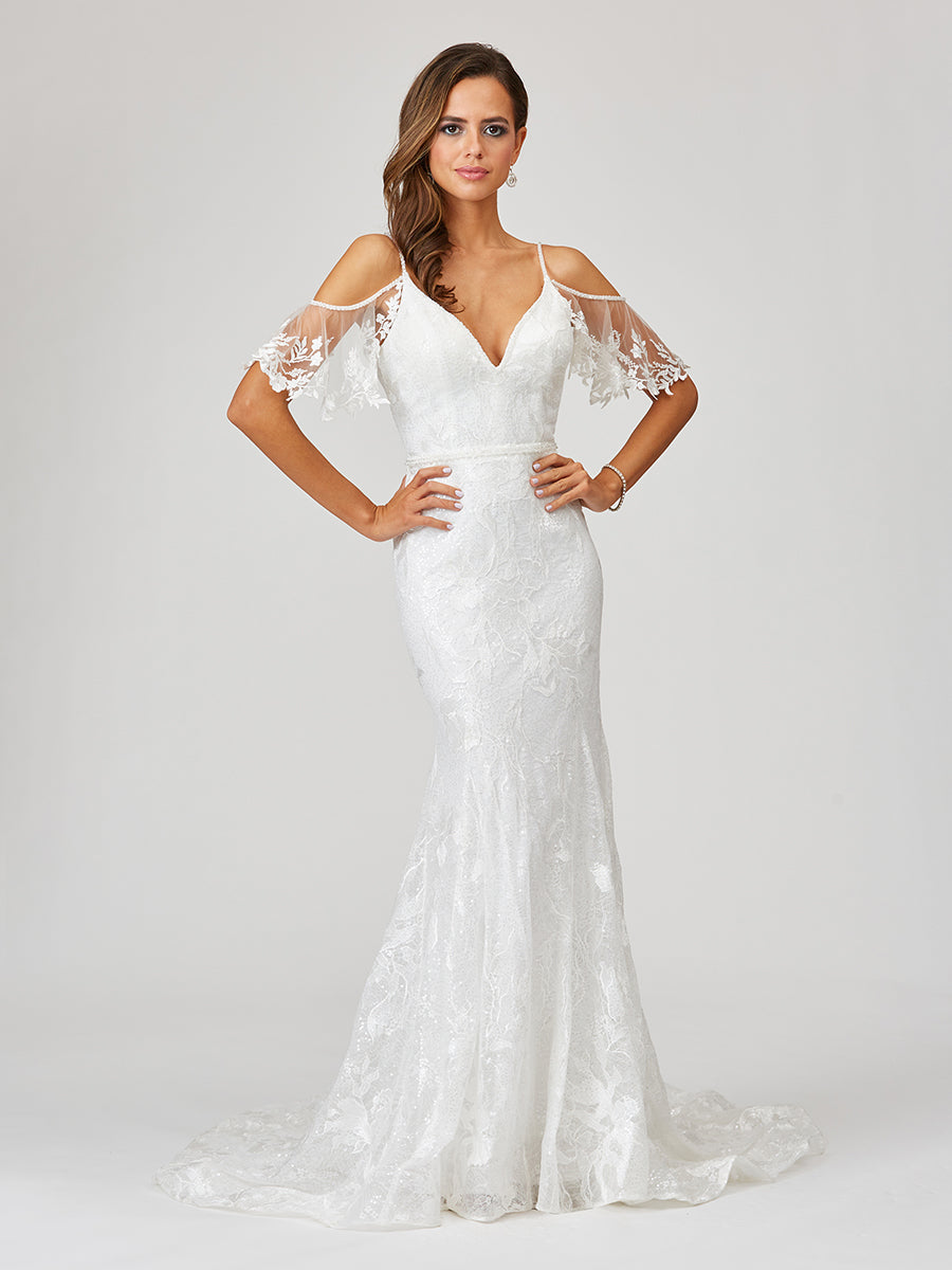 Lara 51037 - Lace Mermaid Bridal Gown