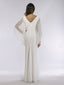 Lara Ella Beaded Cape Sleeve Wedding Dress