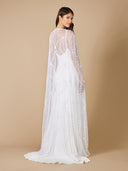 Lara Gerrie Full-Length Beaded Bridal Cape