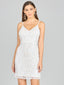 Lara 51132 - Spaghetti Strap Fringe Bridal Cocktail-Dress-Lara-0-Ivory-Lara