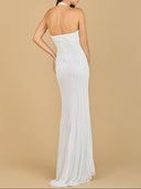 Lara 51133 - Halter Neck Dress with Keyhole-Dress-Lara-Lara