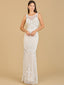 Lara 51136 - High-Neck Sleeveless Wedding Gown-Dress-Lara-0-Nude/Ivory-Lara